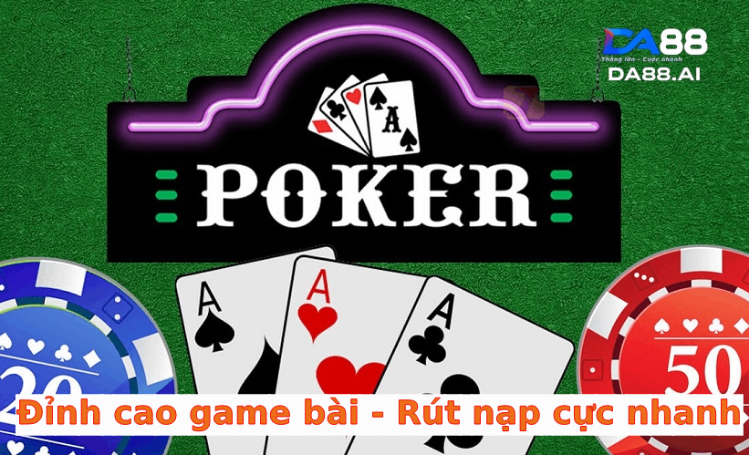 Chơi Poker Omaha online rút tiền cực hấp dẫn