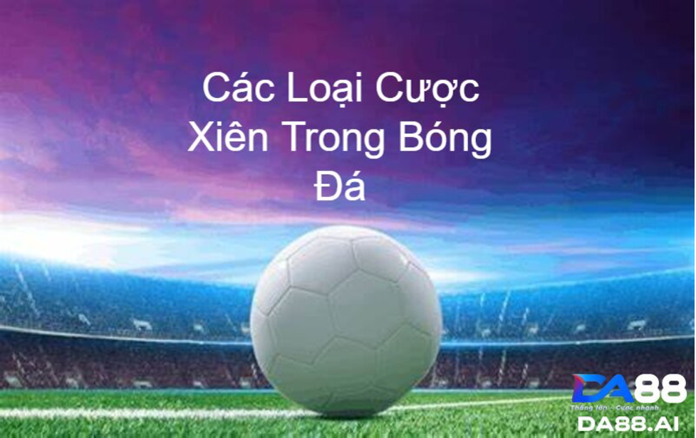 Tại DA88 có đa dạng nhiều loại hình cá cược: cược xiên đôi, cược xiên ba,... 